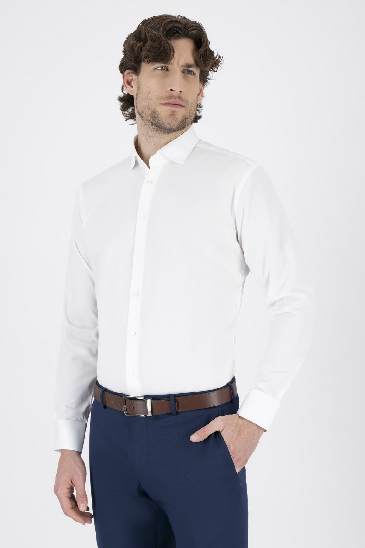 Camisa Formal Non Iron Contemporary Fit