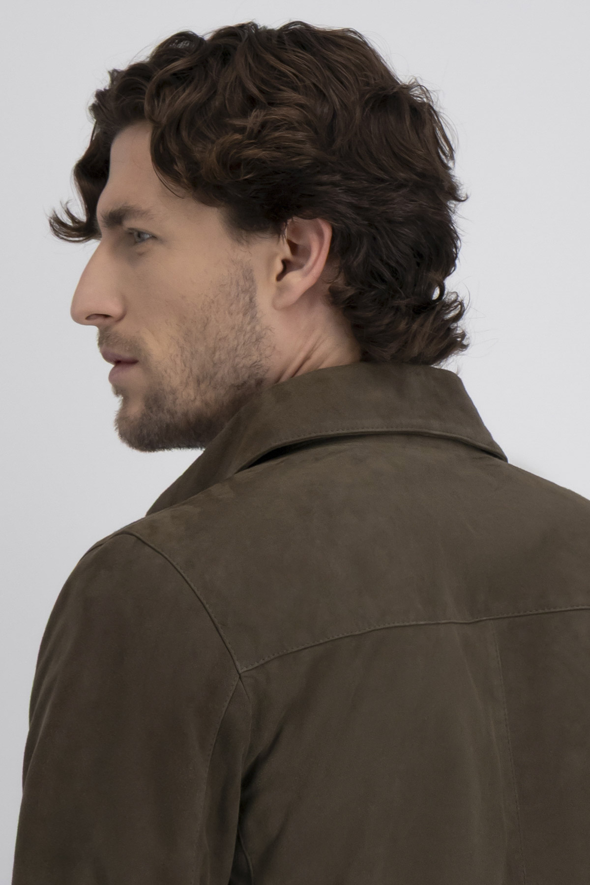 Chamarra La Vera Pelle Contemporary Fit image number 2