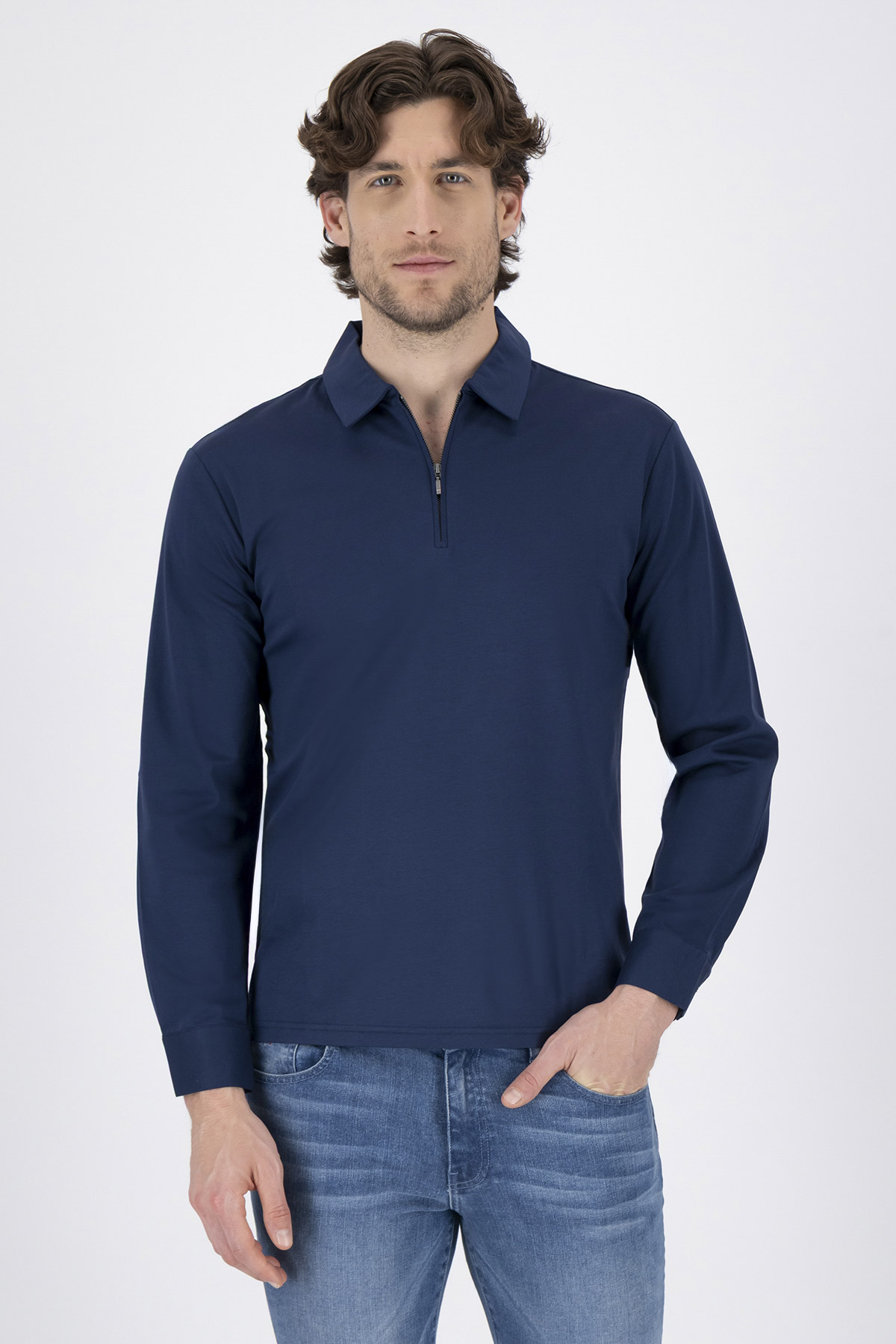 Playera Polo Mercerized Cotton Contemporary Fit