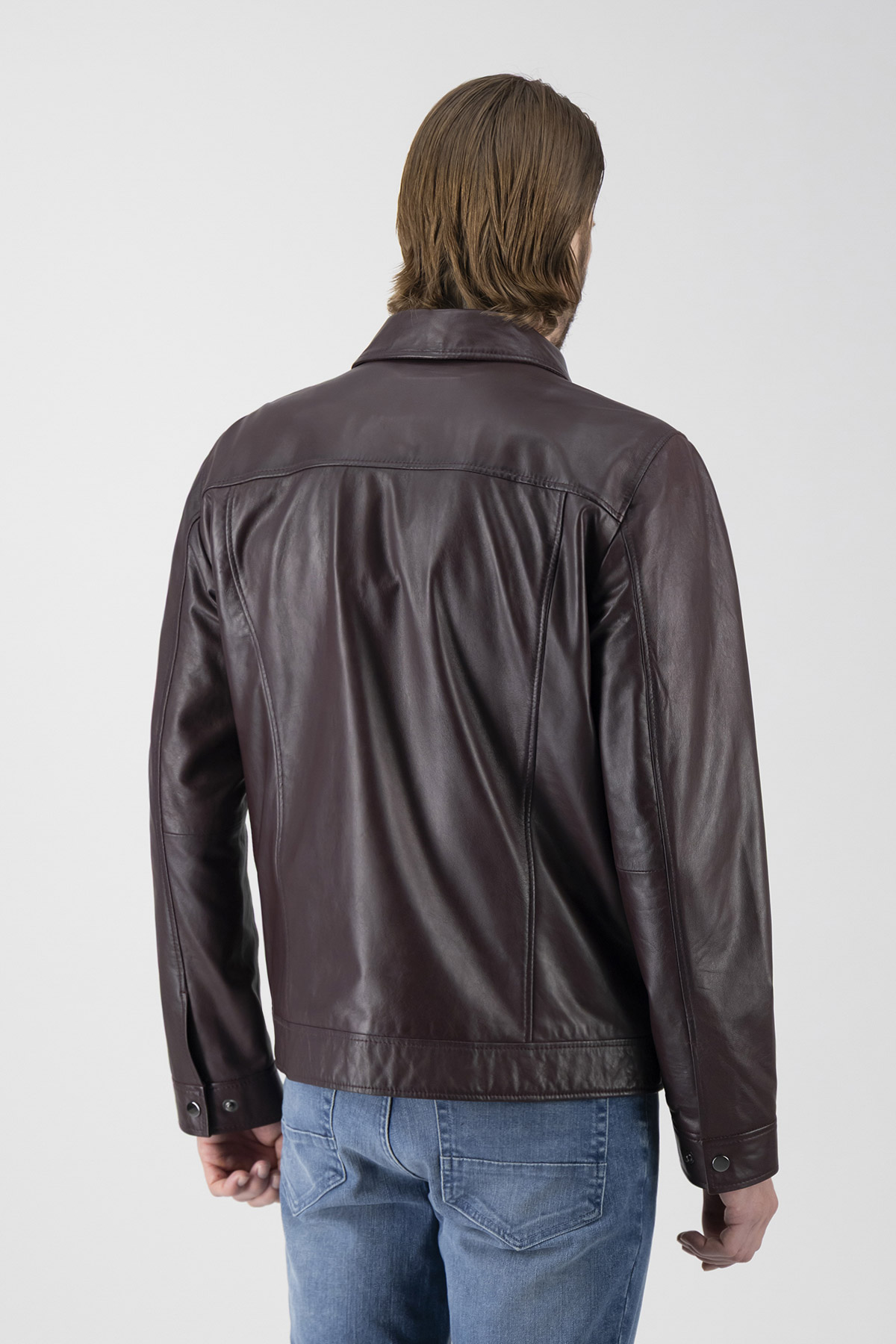 Chamarra La Vera Pelle Contemporary Fit image number 2