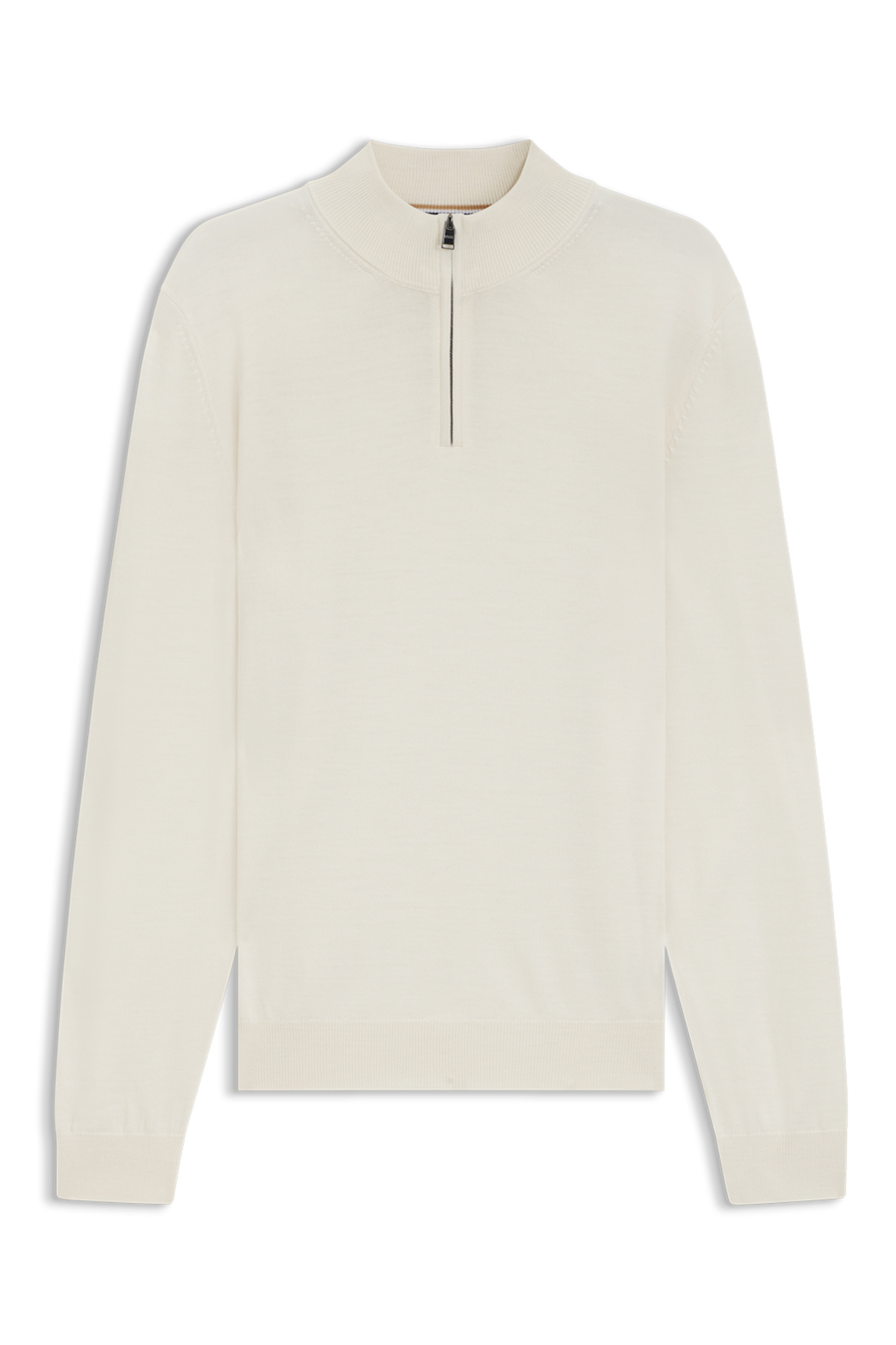 Suéter De Cuello Con Cremallera En Lana Virgen image number 4