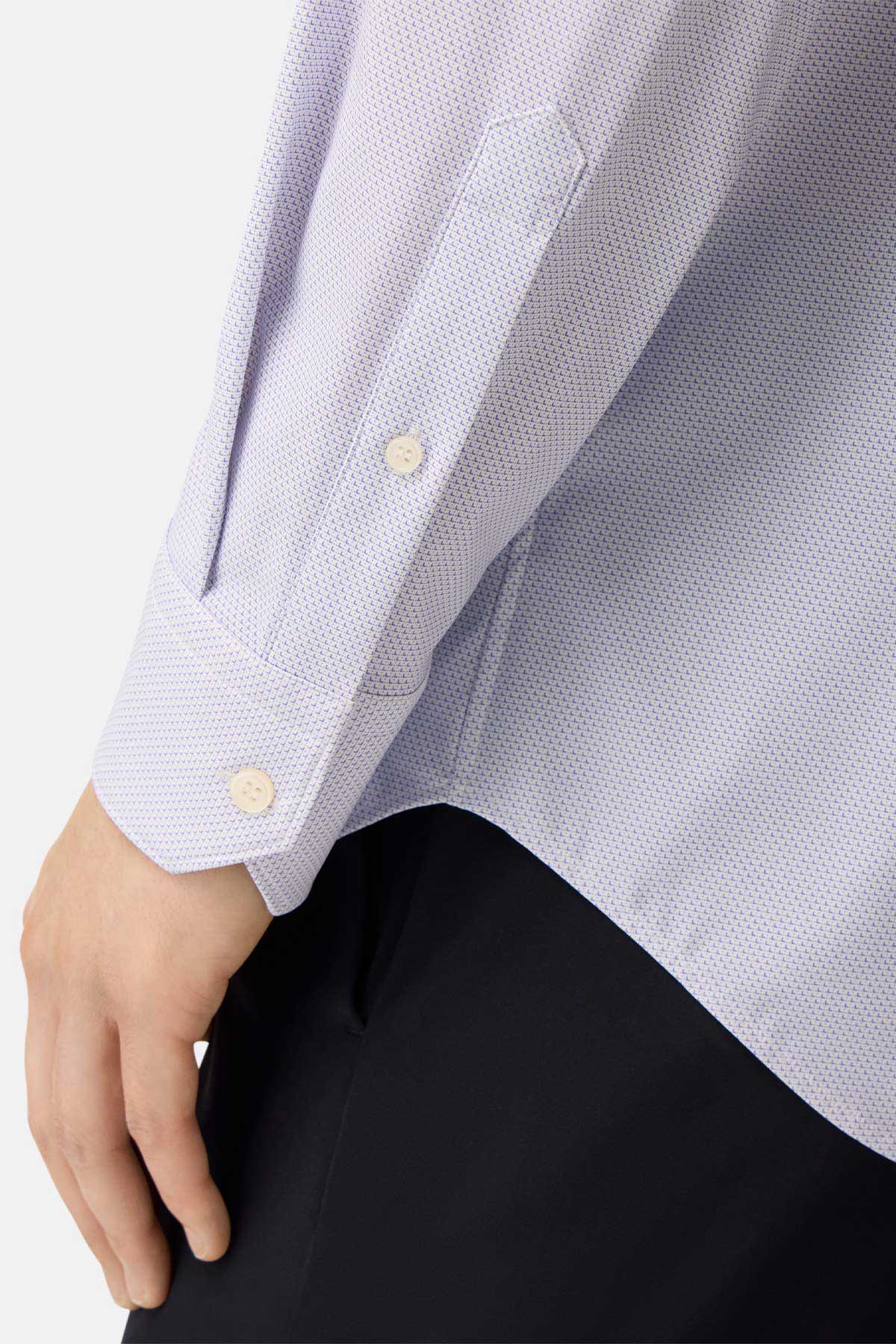 Camisa De Nailon Elástico Slim Fit image number 2