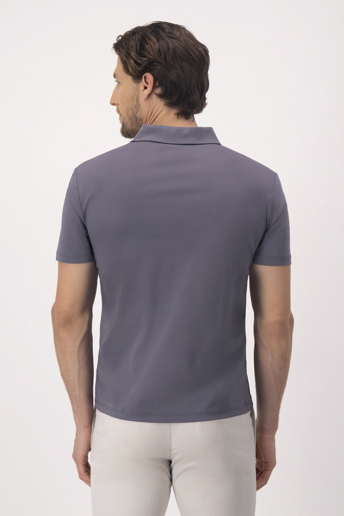 PLAYERA TIPO POLO MERCERIZED COTTON CONTEMPORARY FIT