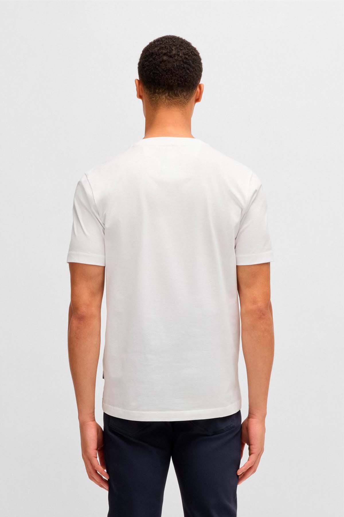 Camiseta Porsche x BOSS de algodón mercerizado con detalle de la colaboración image number 1