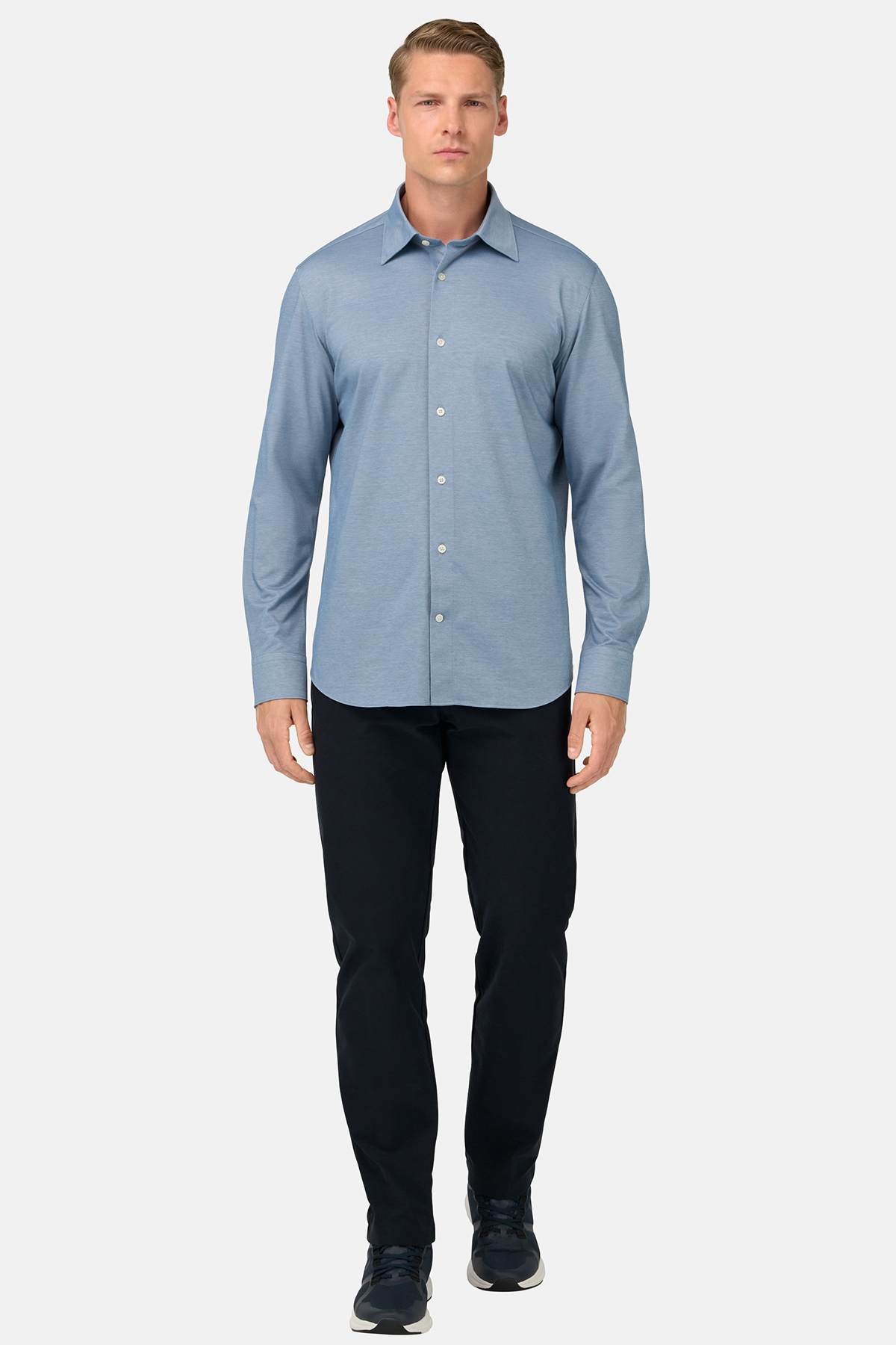 Camisa Estilo Polo De Punto Japonés Regular Fit image number 3