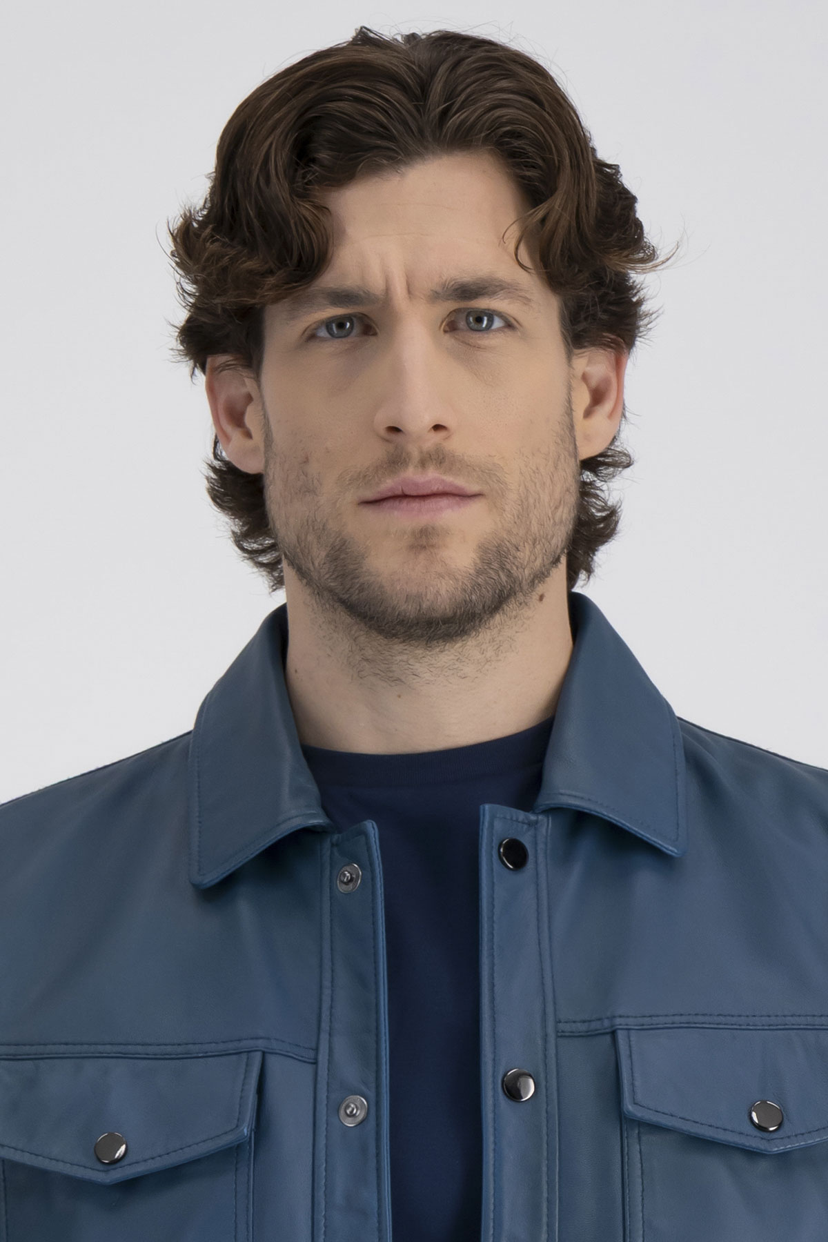 Chamarra La Vera Pelle Contemporary Fit