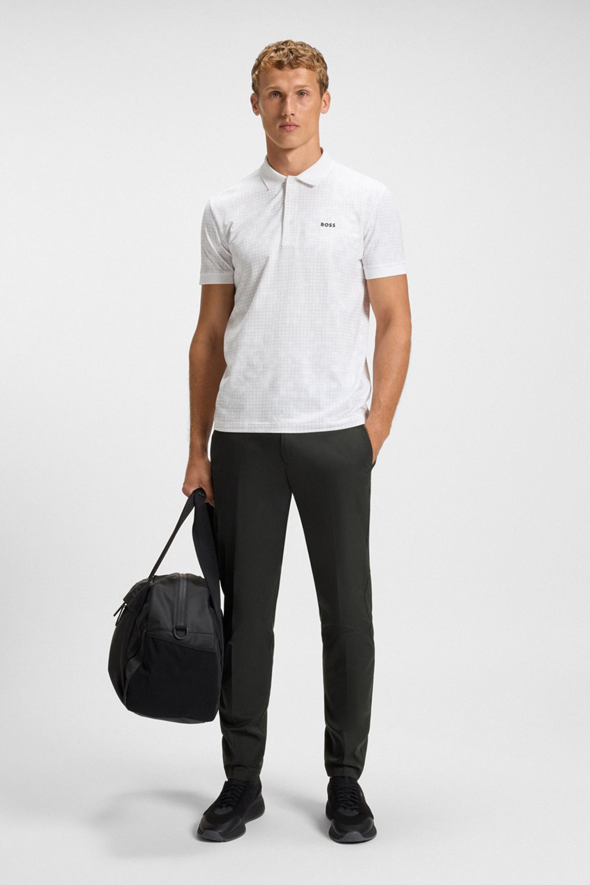 Pantalón De Golf De Sarga Elástica Repelente Al Agua