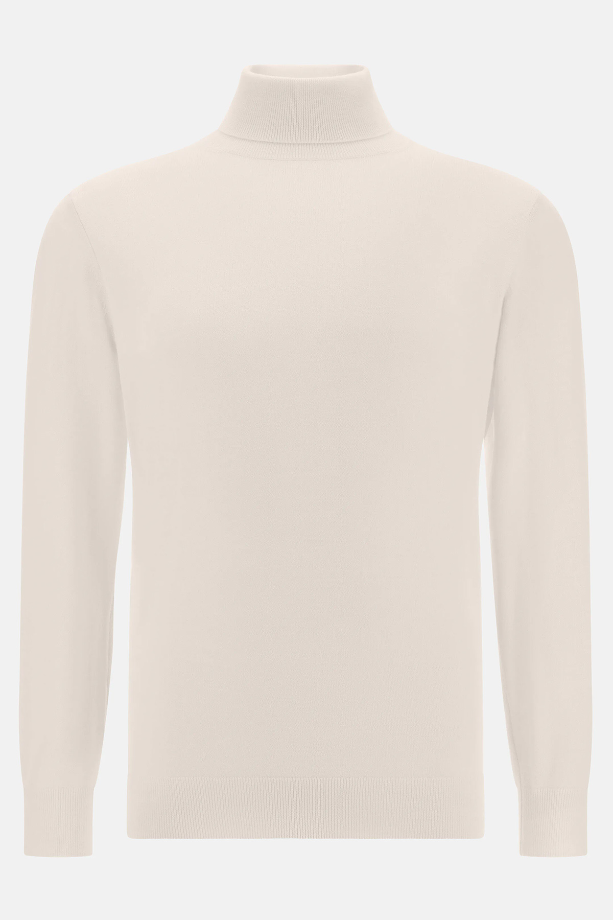Suéter De Cuello Alto De Lana Merina image number 4