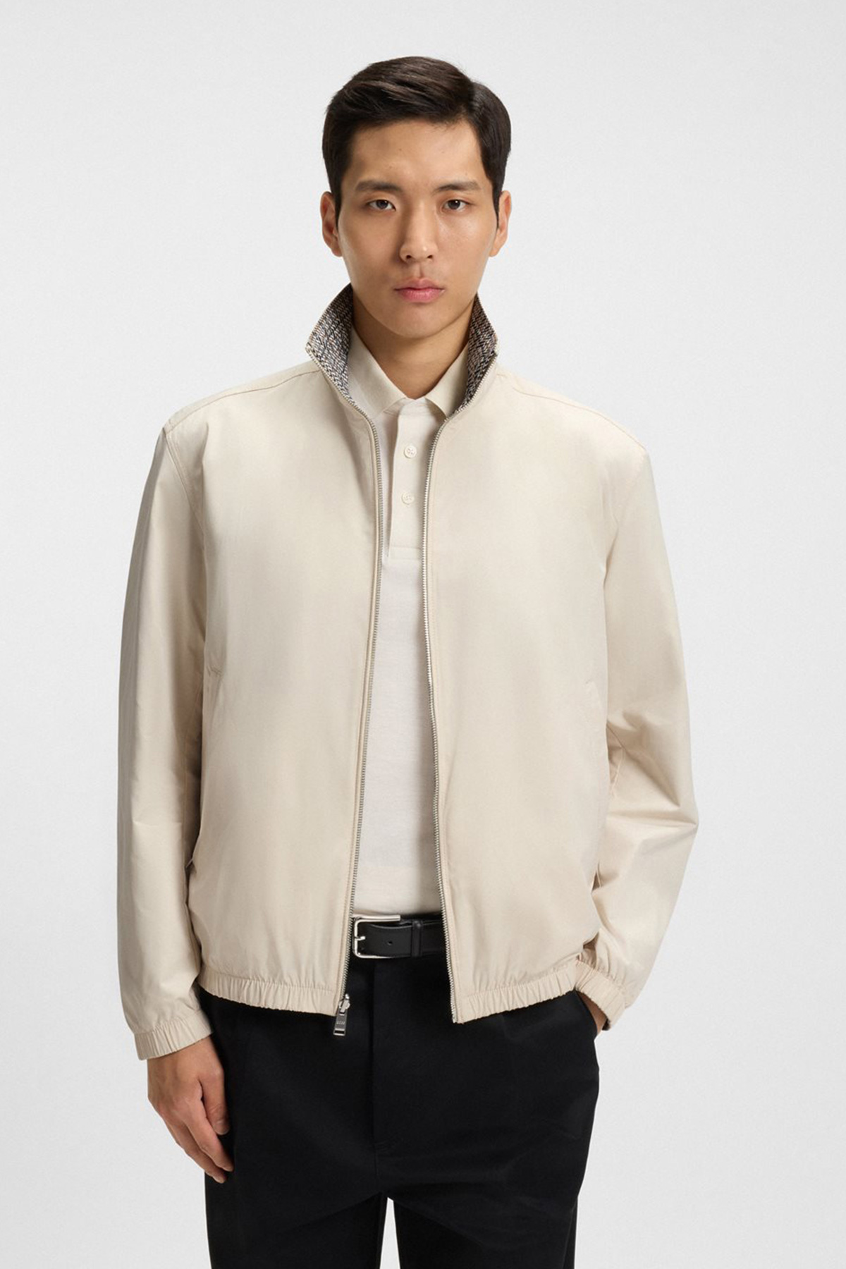 Cazadora Reversible Repelente Al Agua Con Estampado A Cuadros