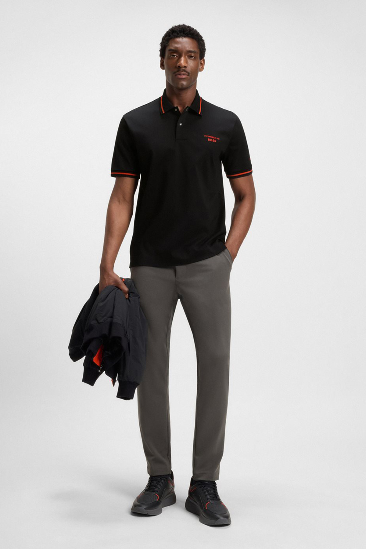 Polo Porsche x BOSS En Algodón Con Control De La Humedad image number 2