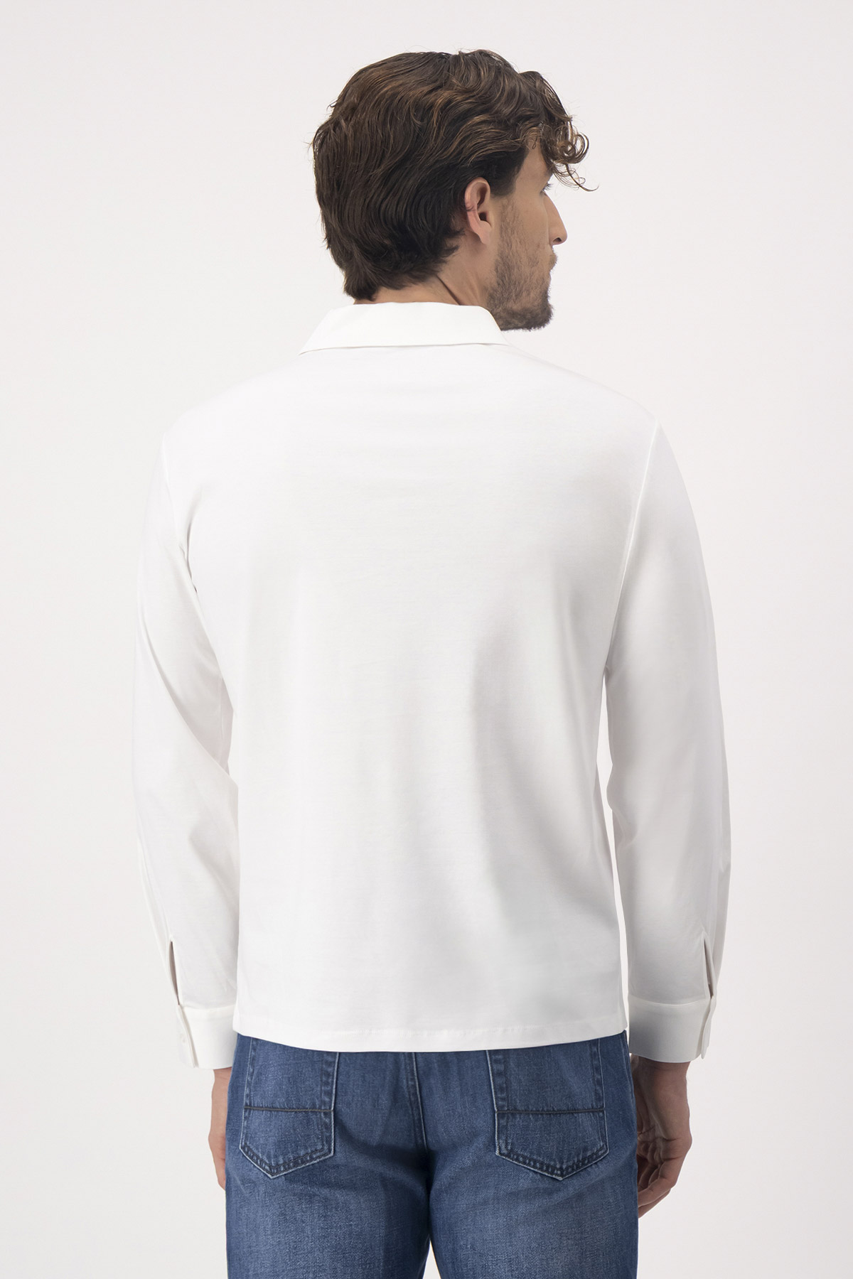 PLAYERA TIPO POLO MERCERICED COTTON CONTEMPORARY FIT image number 2