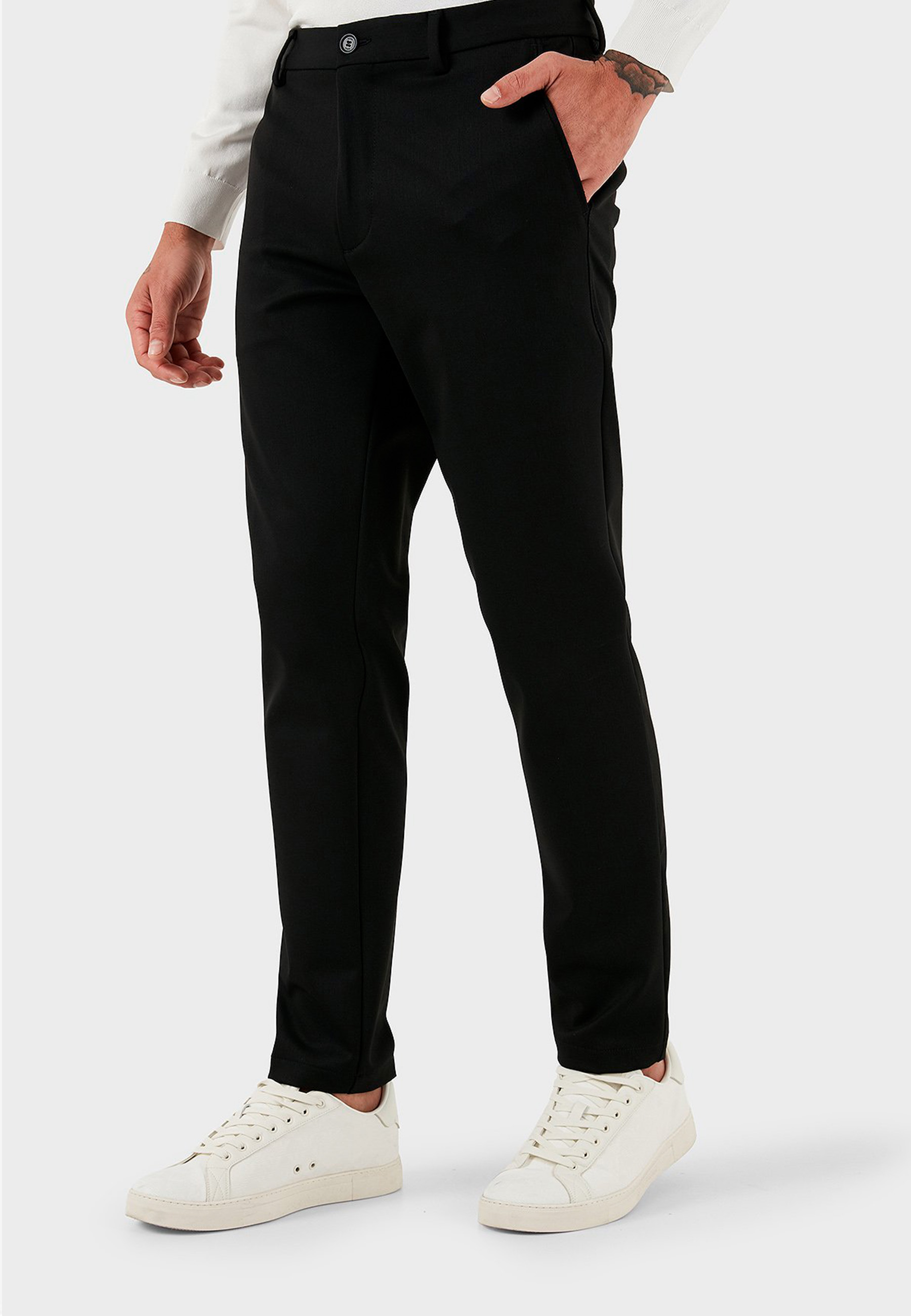 Pantalón Porsche x BOSS De Corte Moderno En Satén Elástico image number 2