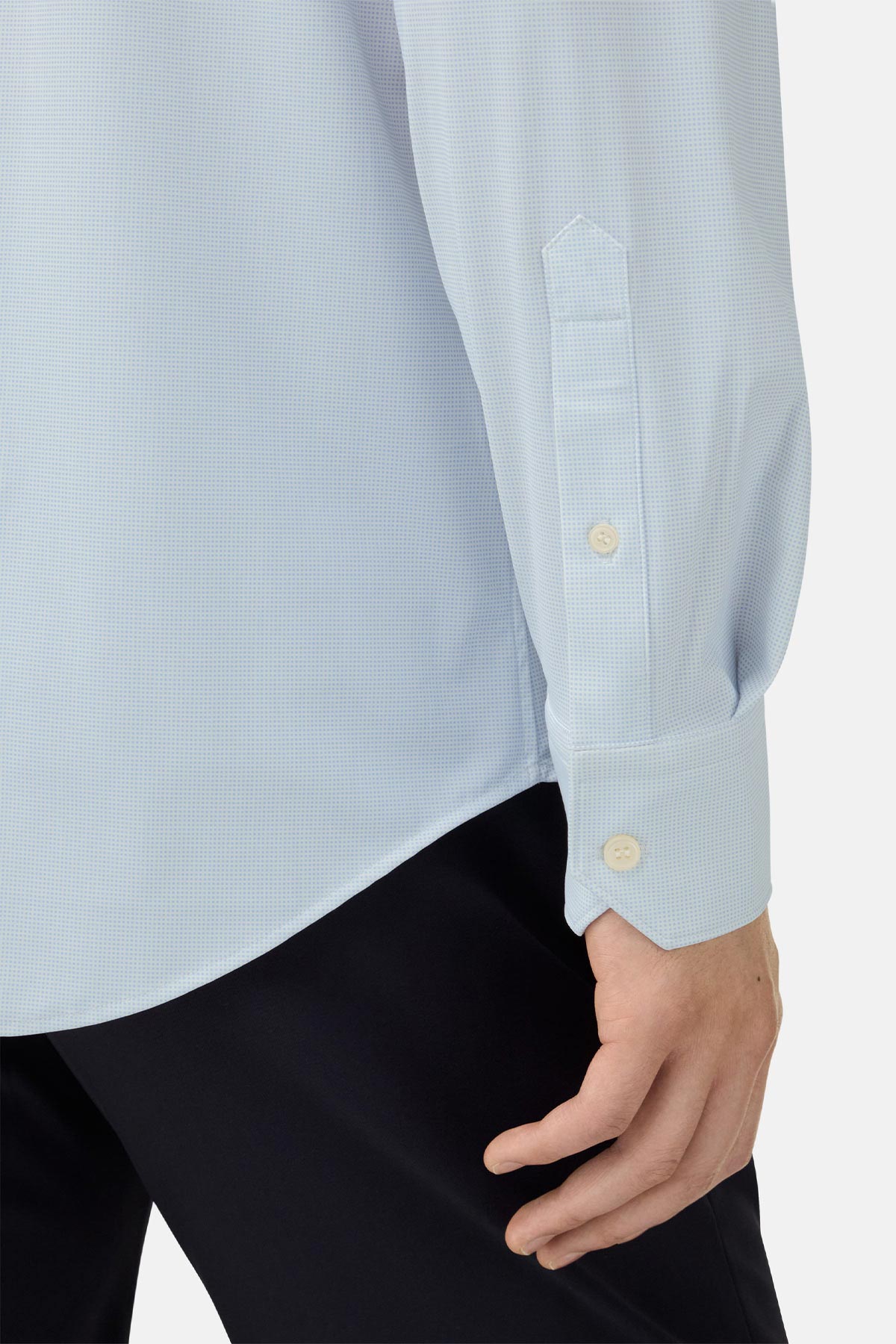 Camisa De Nailon Elástico Slim image number 2