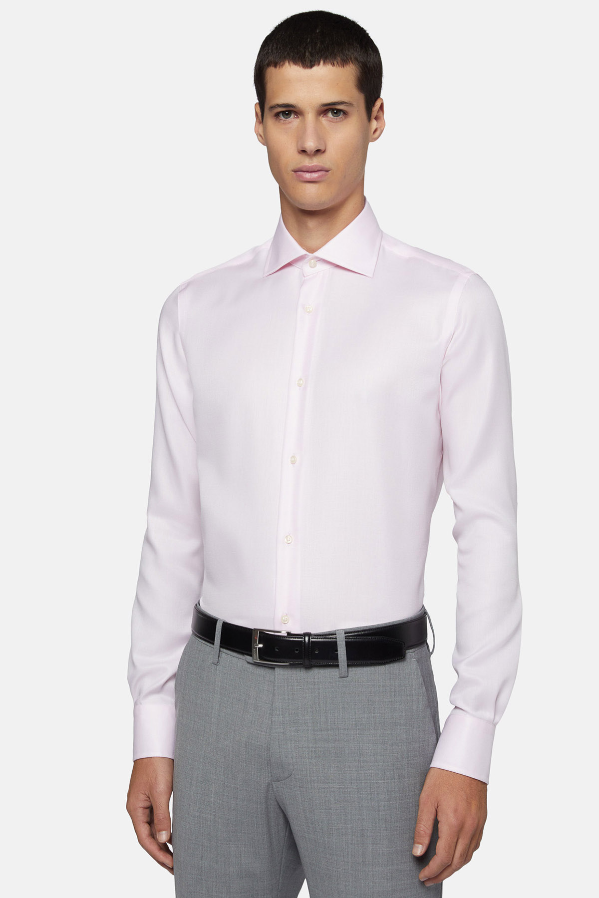 CAMISA FORMAL ROSA BOGGI image number 1