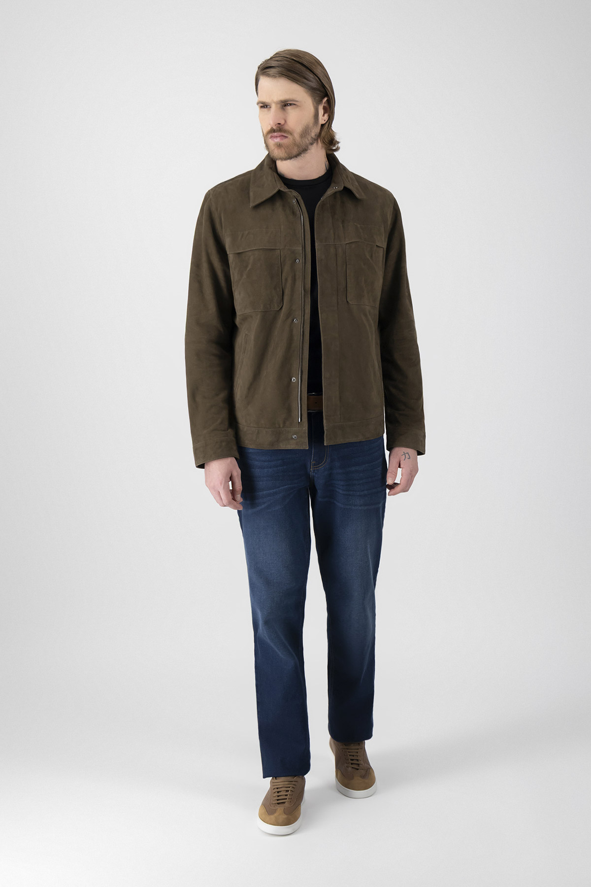 Chamarra La Vera Pelle Contemporary Fit image number 3