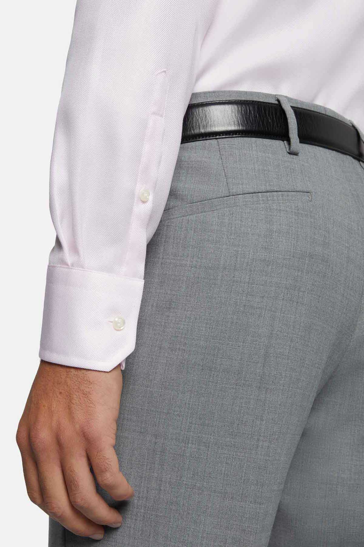 CAMISA FORMAL ROSA BOGGI image number 4