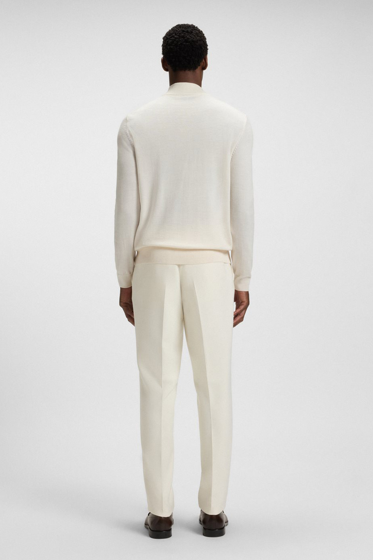 Suéter De Cuello Con Cremallera En Lana Virgen image number 3