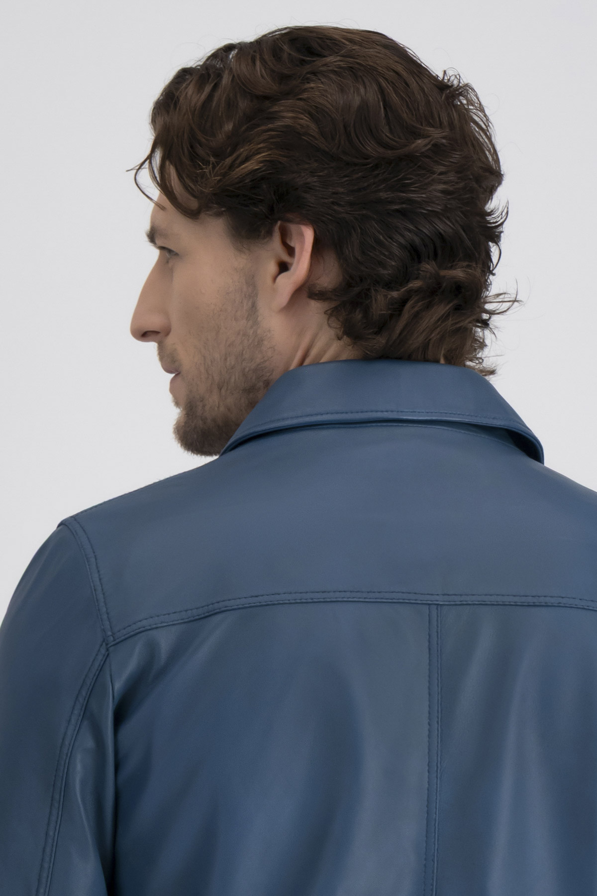 Chamarra La Vera Pelle Contemporary Fit image number 2