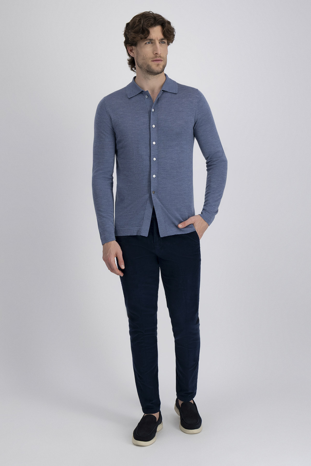 Suéter Casual Merino Wool Contemporary Fit image number 4