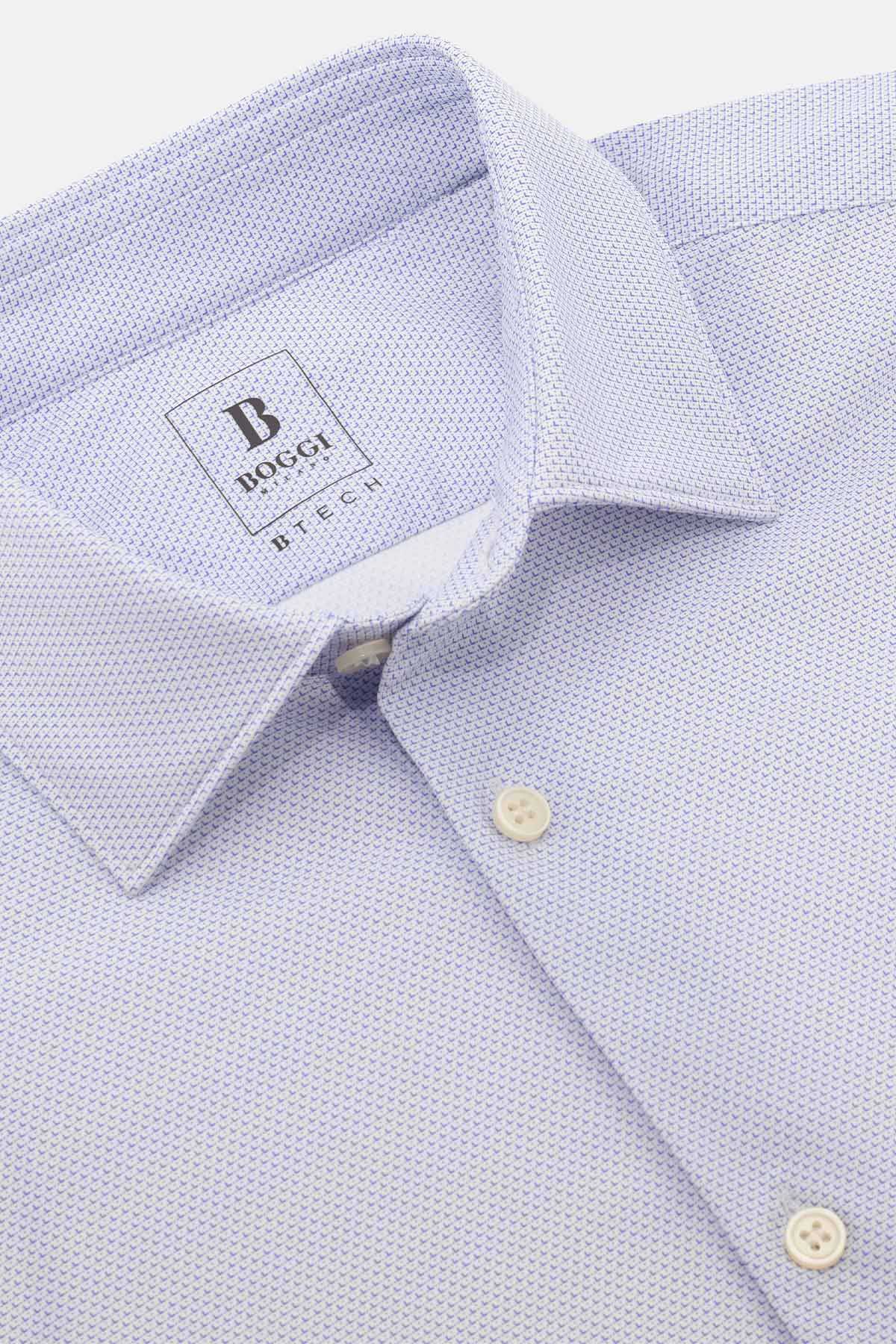 Camisa De Nailon Elástico Slim Fit image number 3