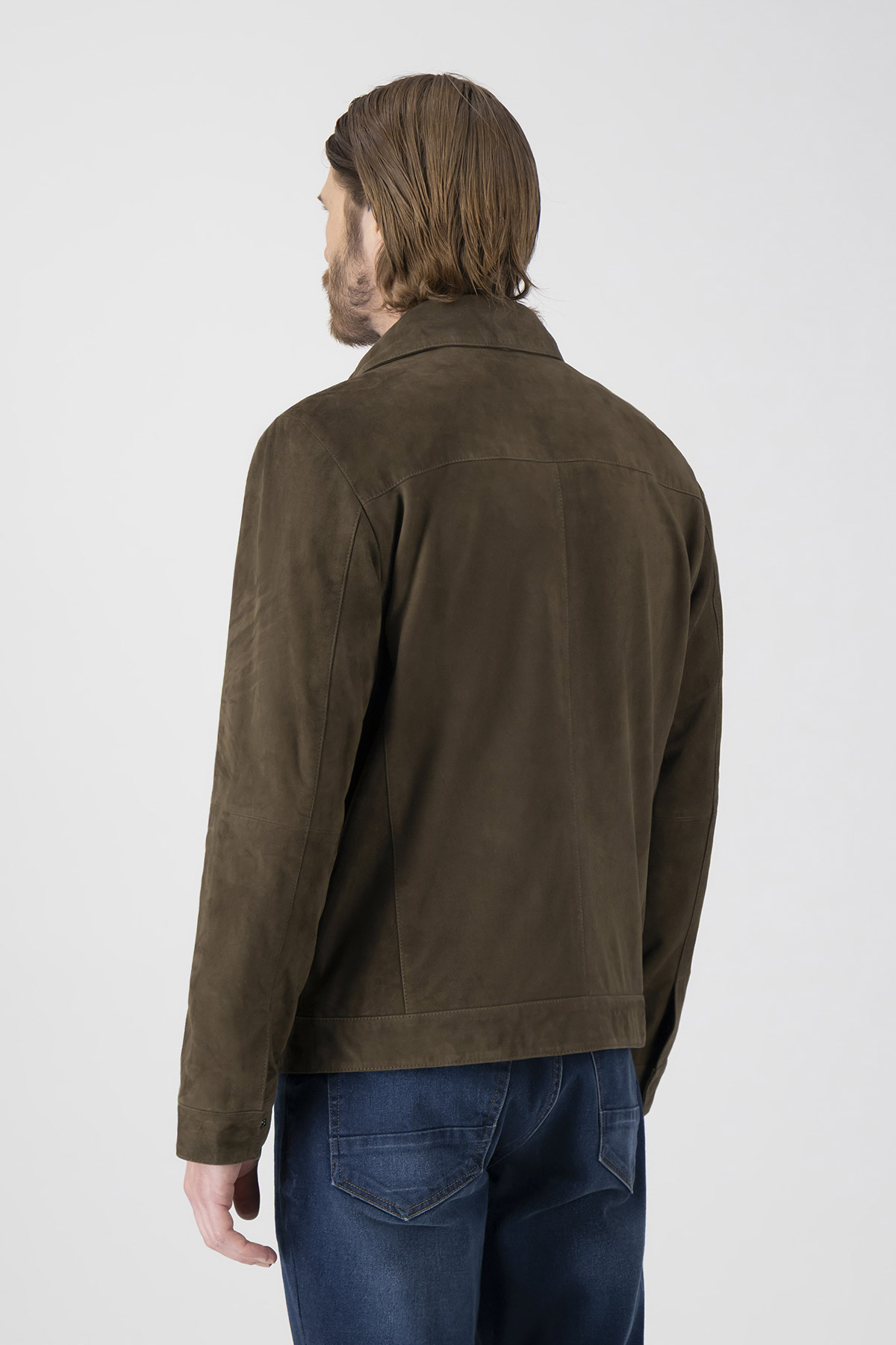Chamarra La Vera Pelle Contemporary Fit image number 2
