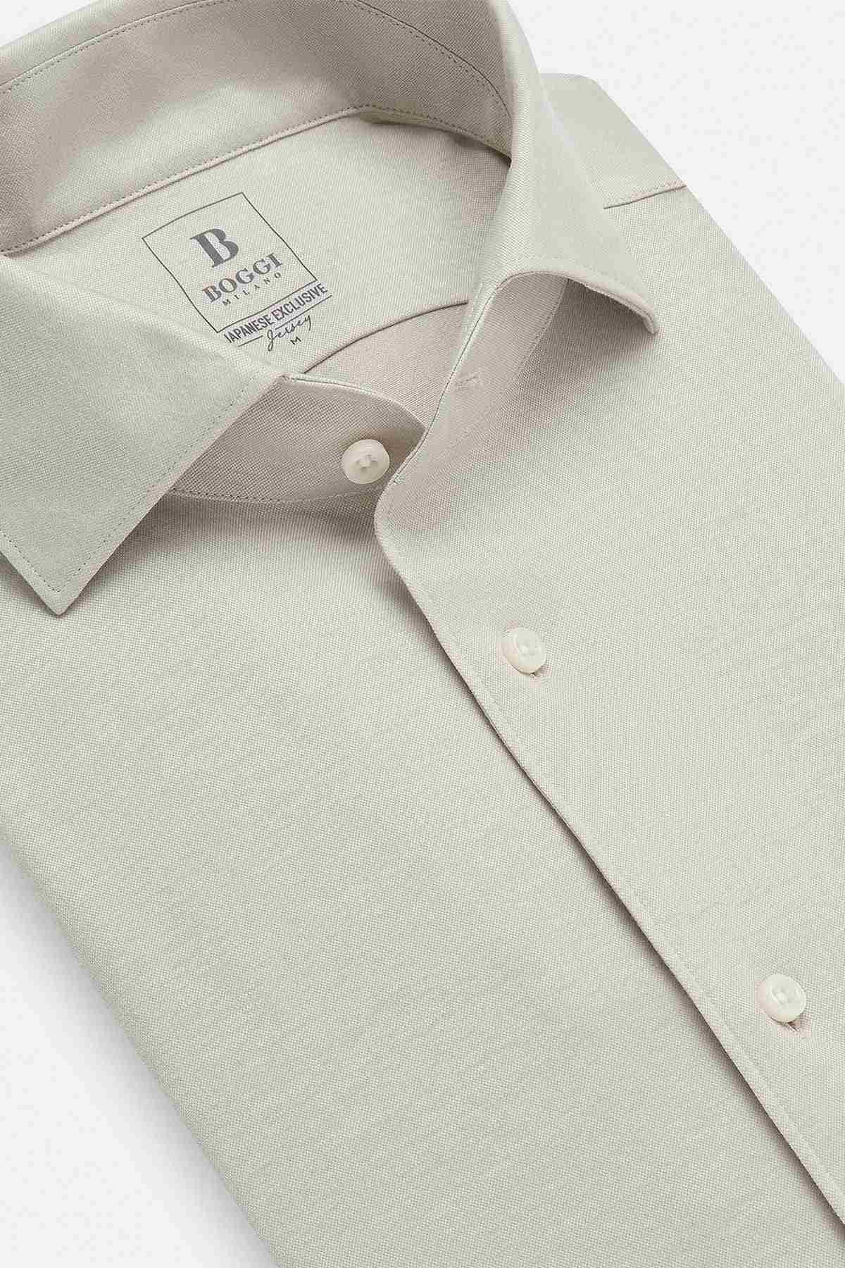 CAMISA CASUAL BEIGE REGULAR FIT image number 3