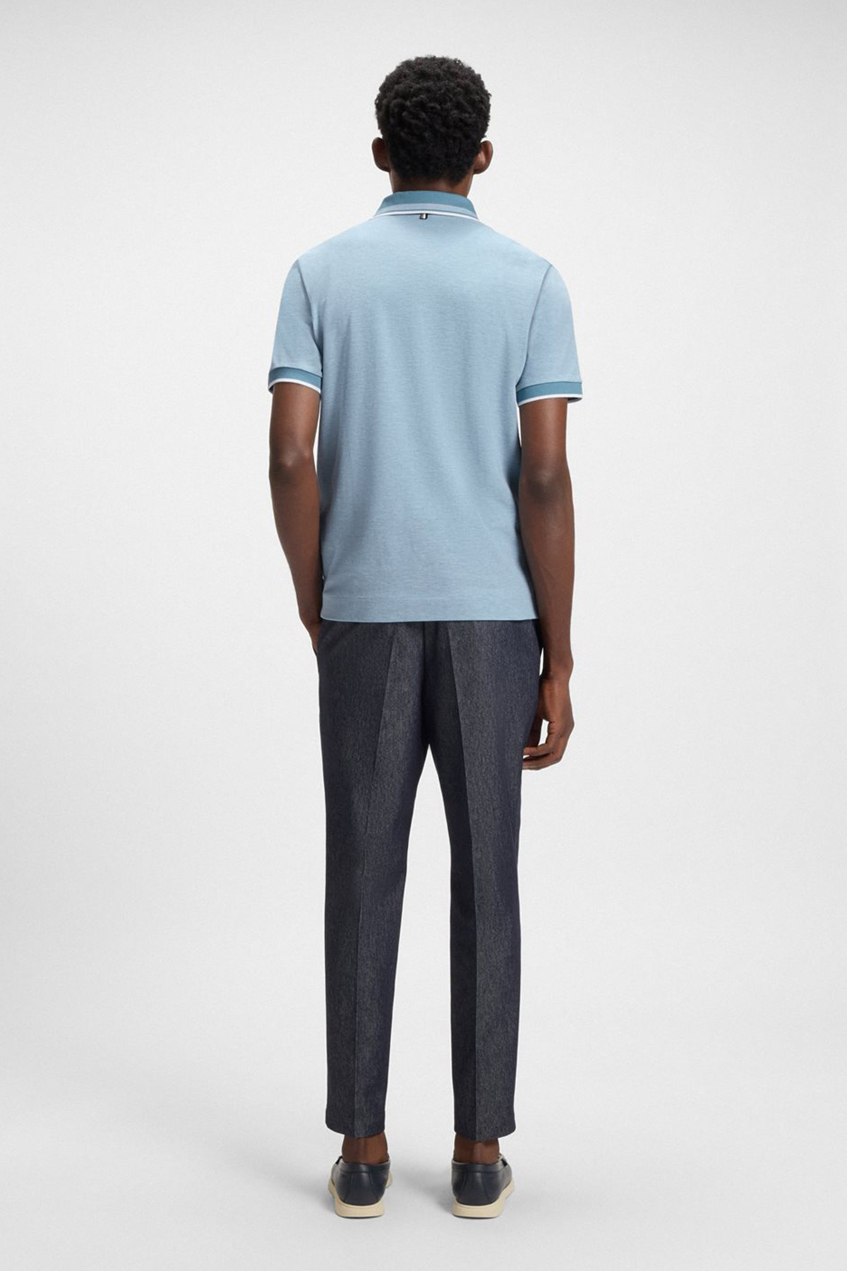 Polo En Piqué De Algodón Oxford Con Detalle De Logo image number 2