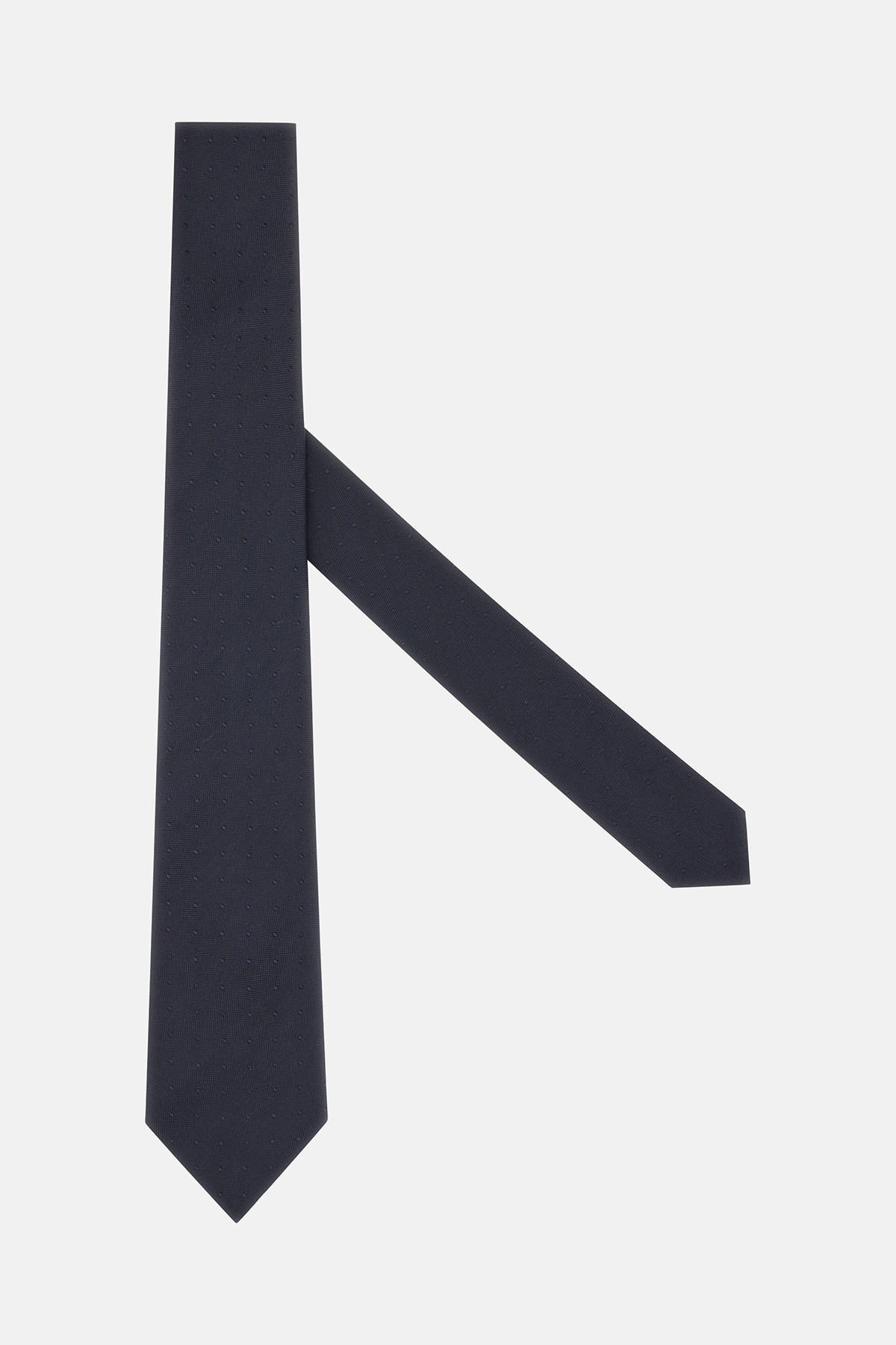 Corbata Mezcla De Seda Con Lunares