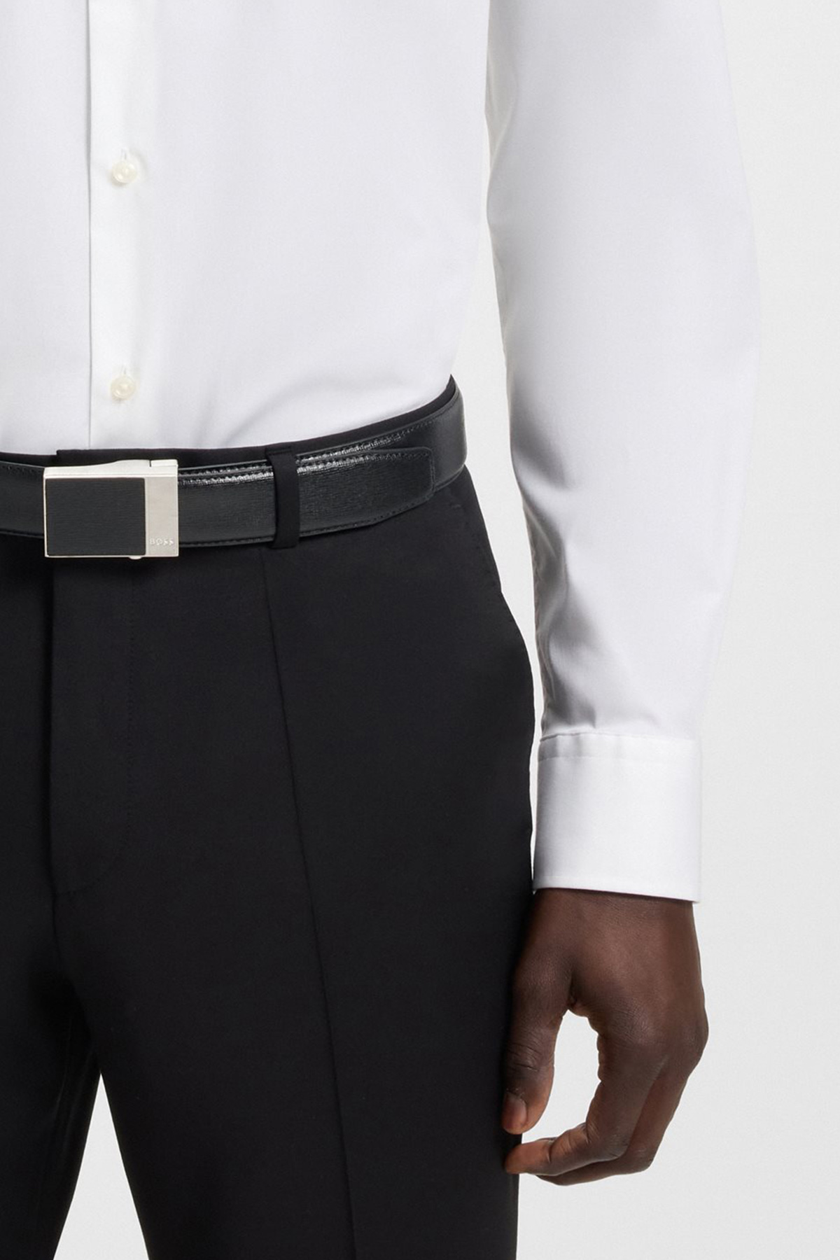 Cinturón Boss De Piel Italiana