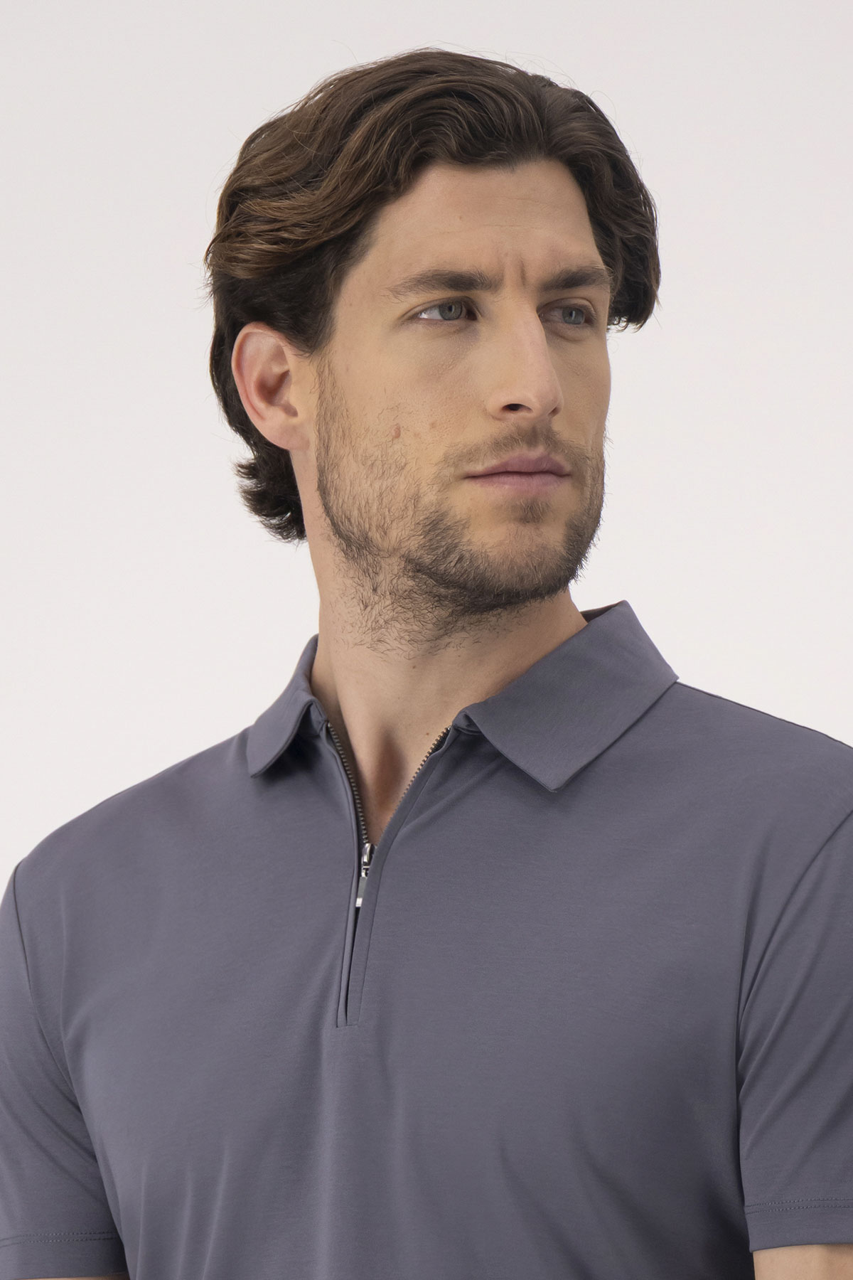 PLAYERA TIPO POLO MERCERIZED COTTON CONTEMPORARY FIT