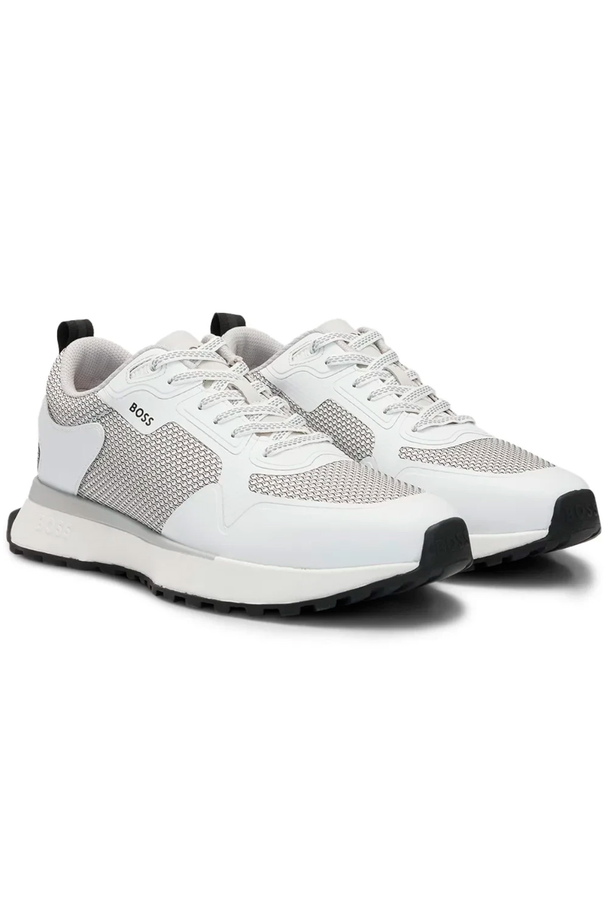 Tenis De Mezcla De Materiales Con Detalles De Malla