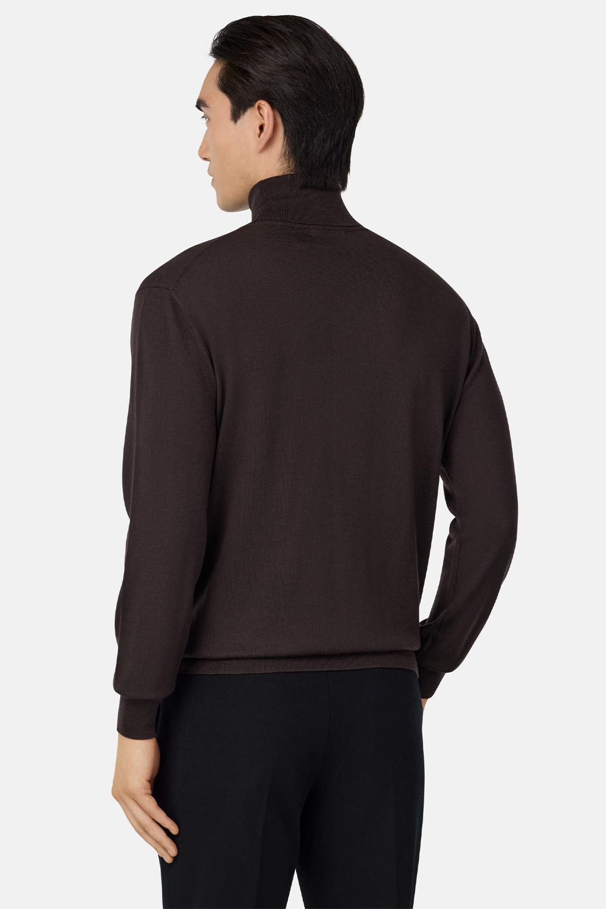 Suéter De Cuello Alto De Lana Merina image number 2