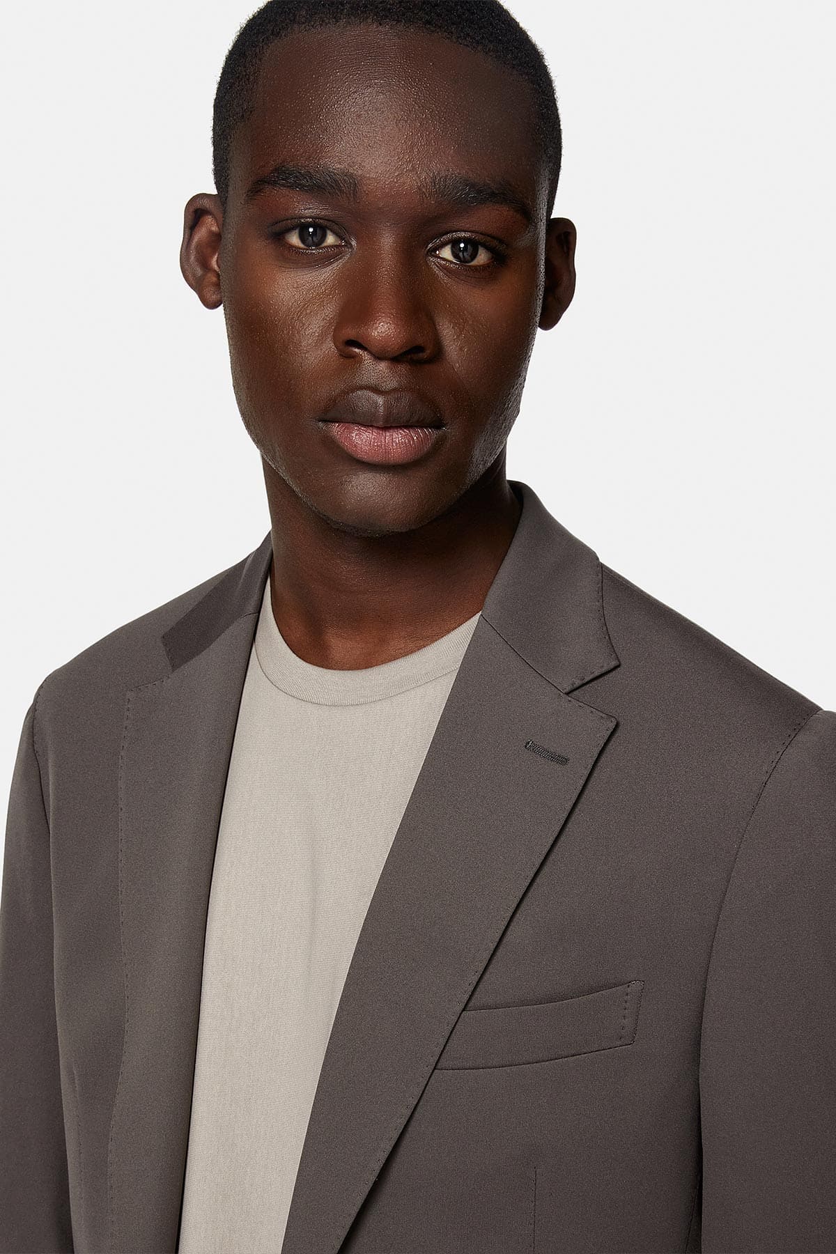 SACO SEPARATE GRIS OXFORD REGULAR FIT image number 2