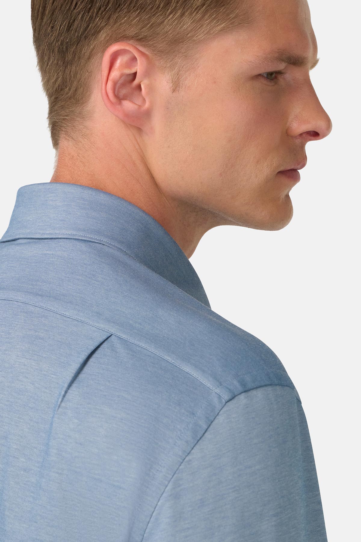 Camisa Estilo Polo De Punto Japonés Regular Fit