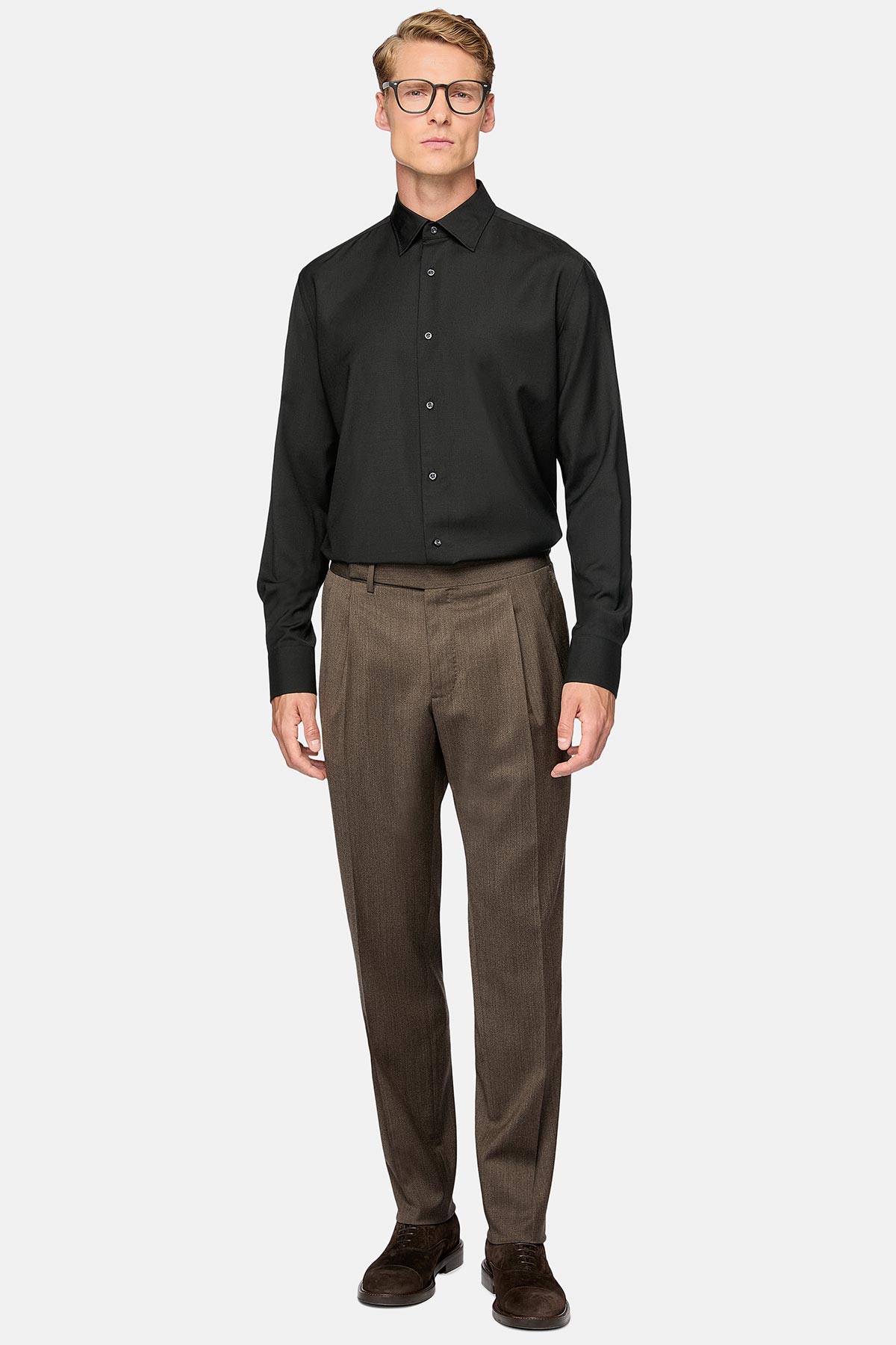 CAMISA FORMAL NEGRA REGULAR FIT image number 5