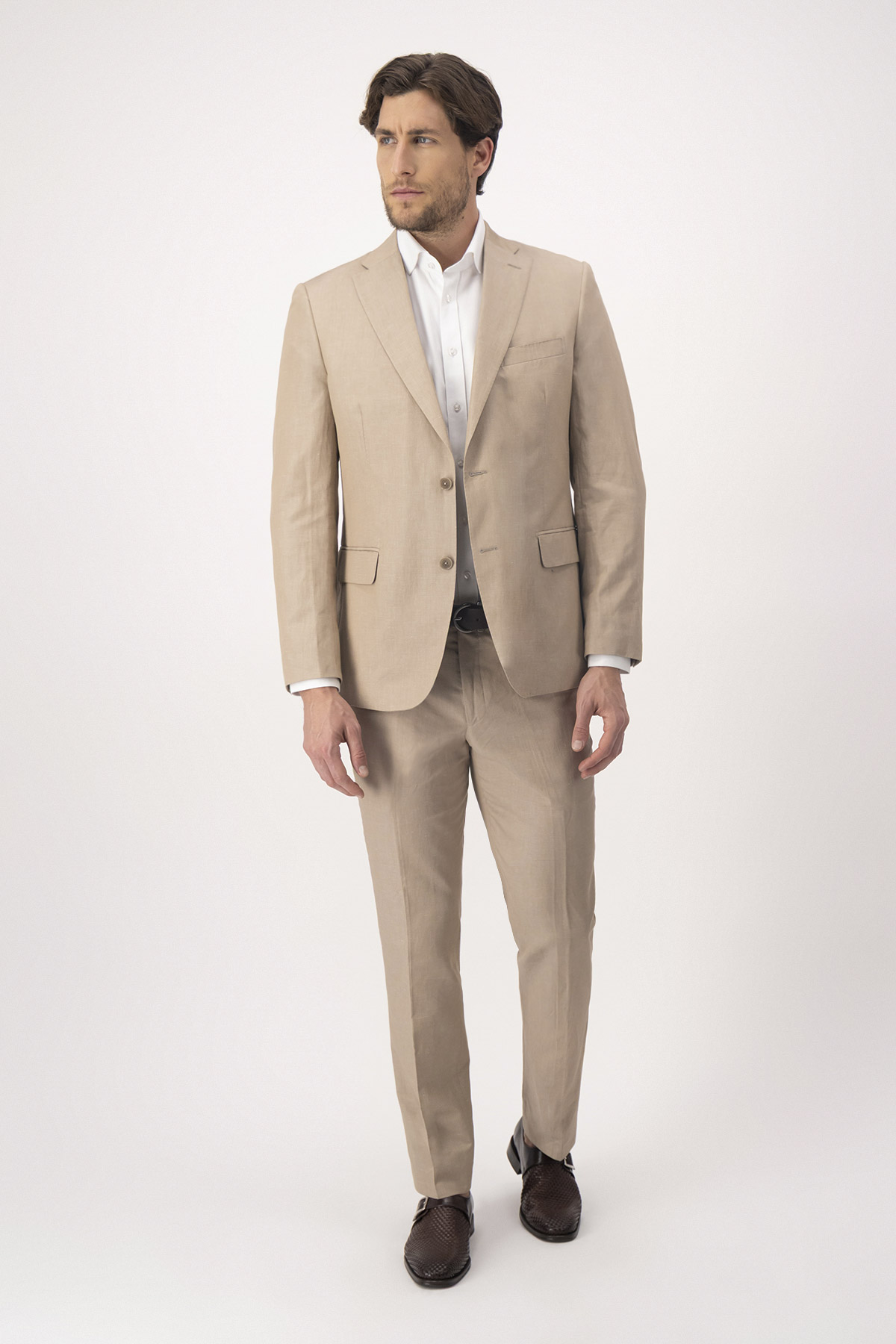 TRAJE BEIGE CLARO CONTEMPORARY FIT