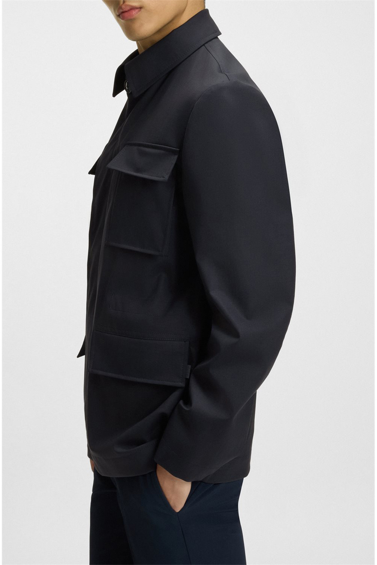 Abrigo Repelente Al Agua De Lana Elástica image number 4