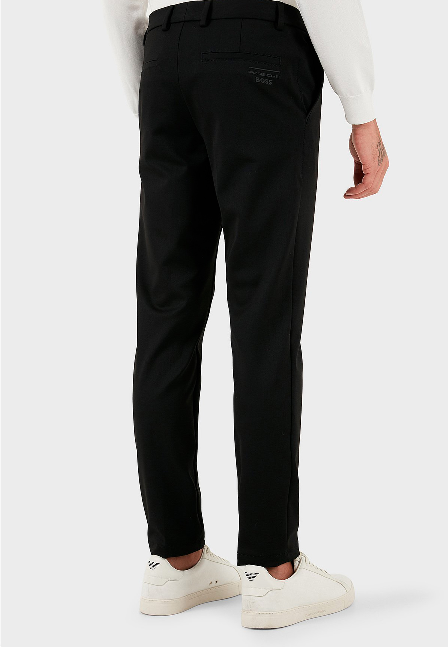 Pantalón Porsche x BOSS De Corte Moderno En Satén Elástico image number 3
