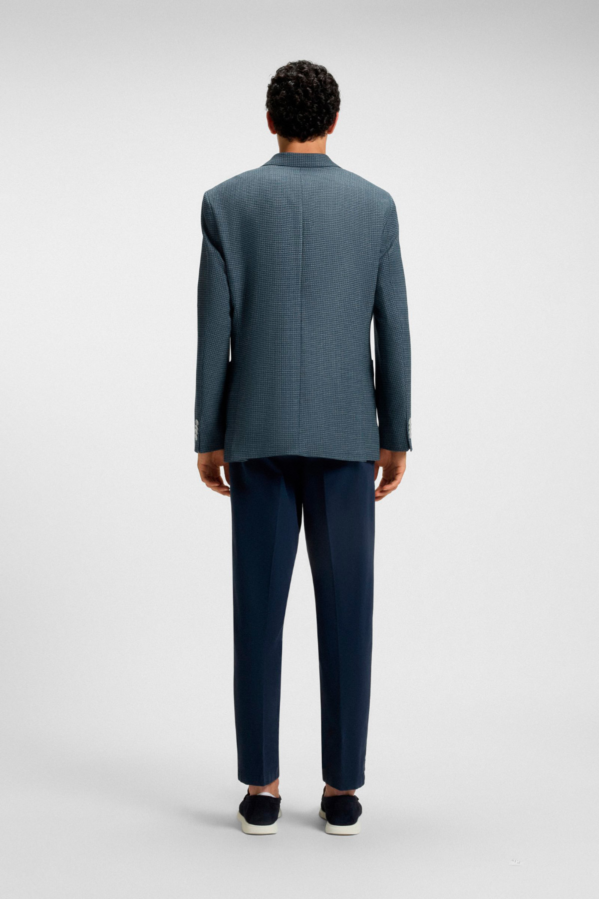 Blazer Regular Fit Con Estampado En Mezcla De Lana image number 2