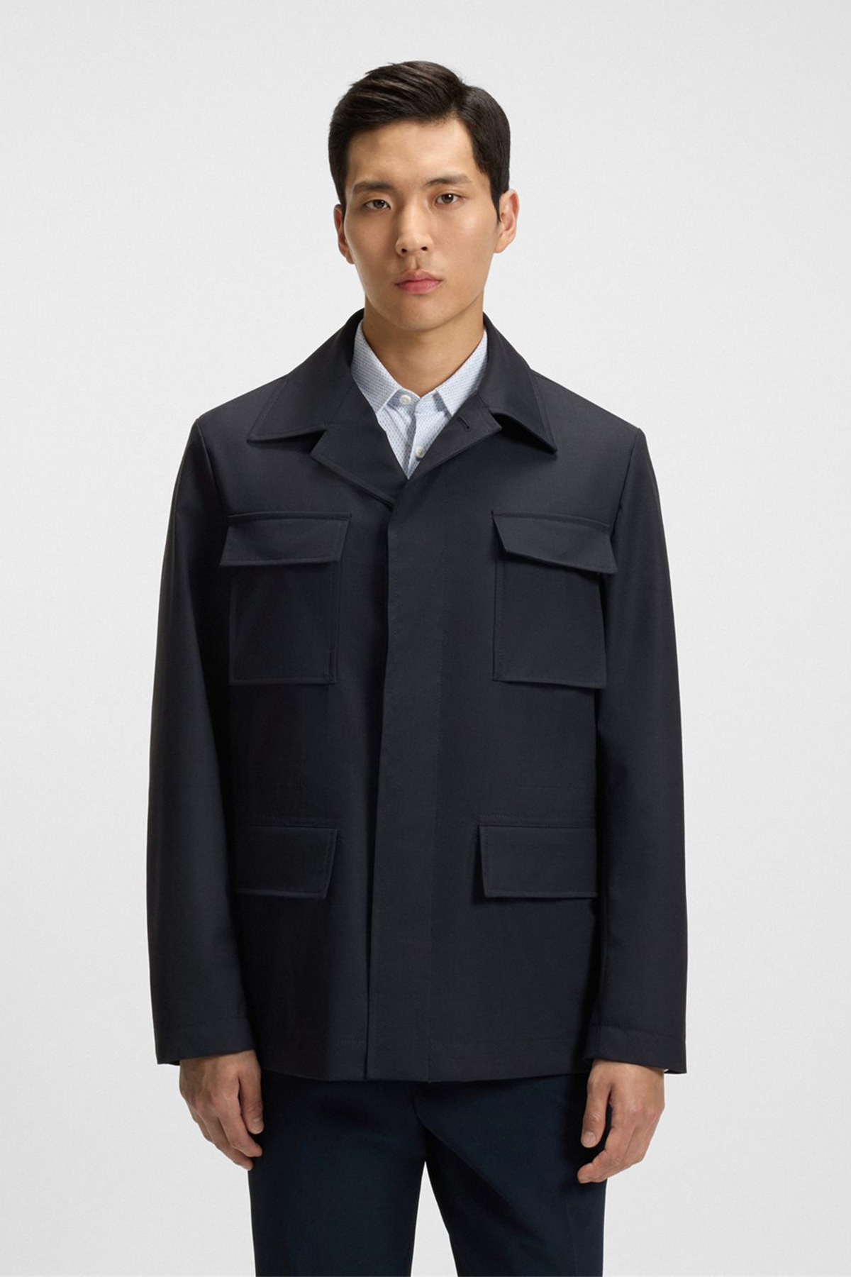 Abrigo Repelente Al Agua De Lana Elástica