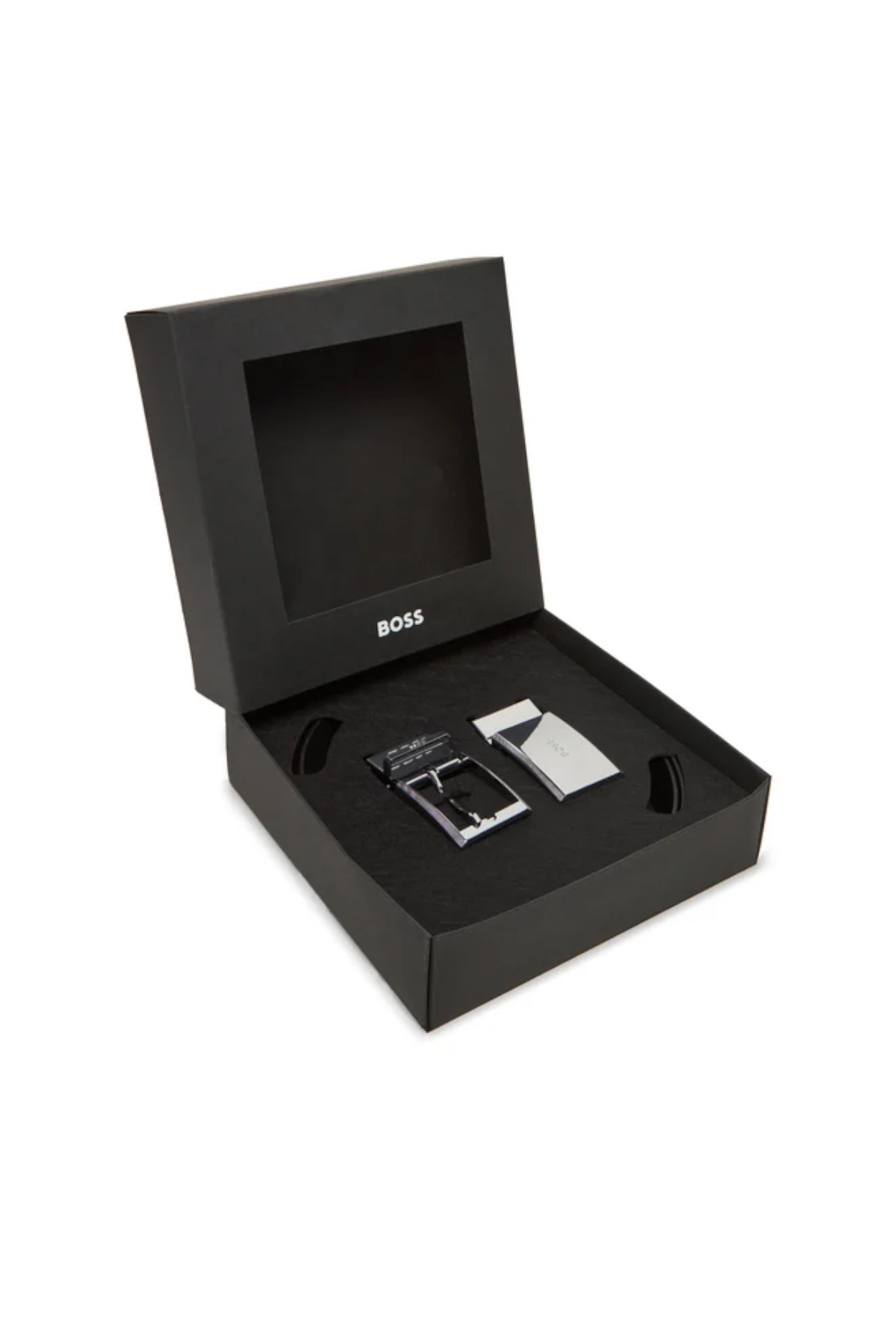 Cinturón De Piel Italiana Con Detalle De La Marca En La Trabilla image number 4