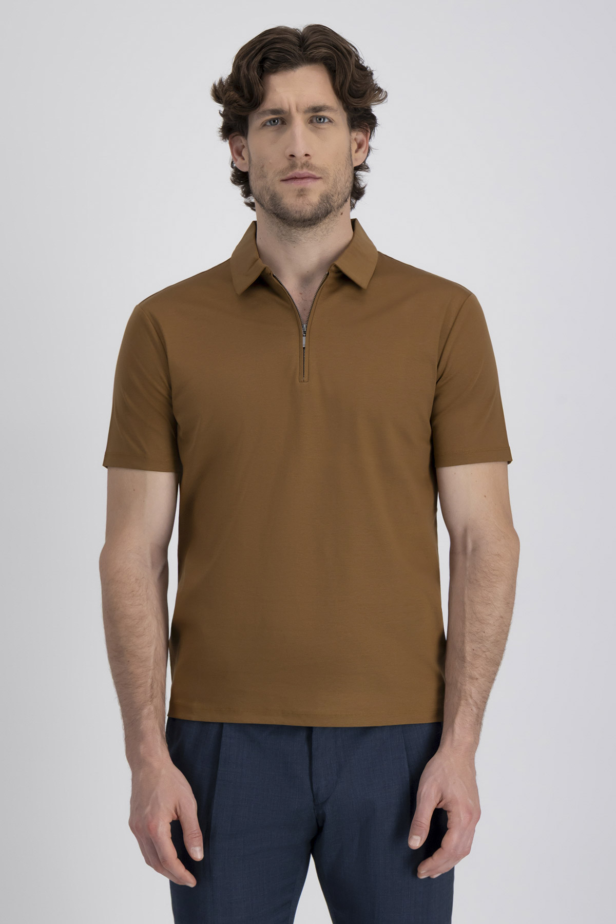 Playera Polo Mercerized Cotton Contemporary Fit